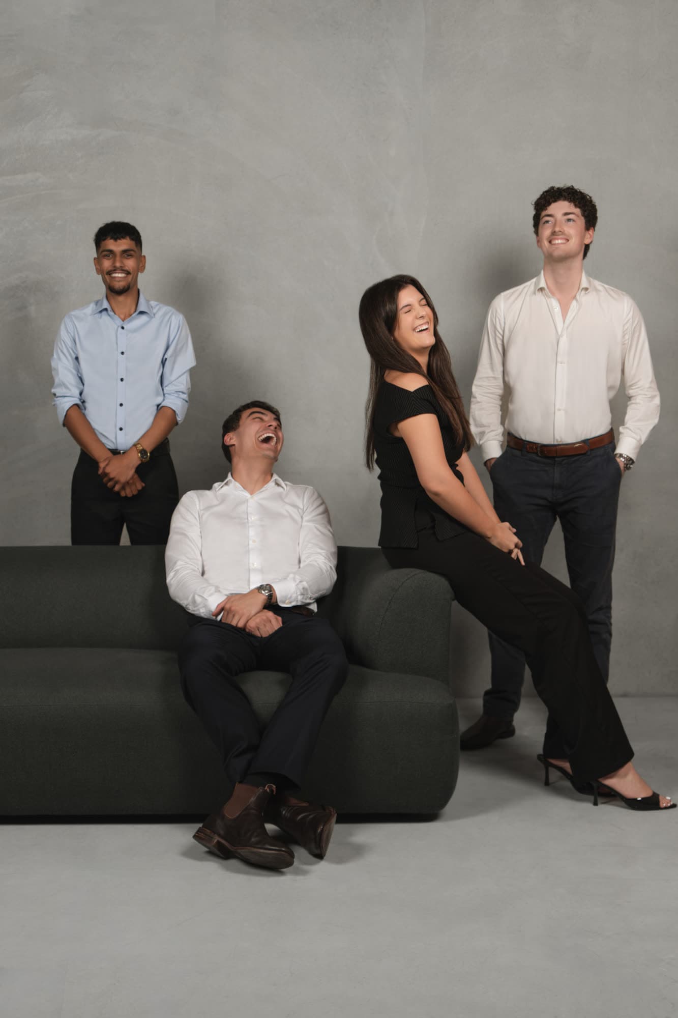 The Toohey Property Management team in the studio